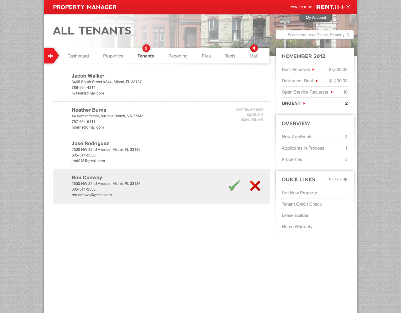 All Tenants